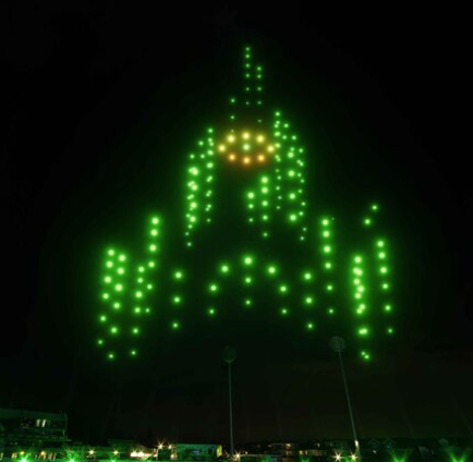 Wizard of Oz Drone Light Show in Nottingham